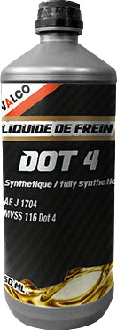 Гальмівна рідина VALCO DOT 4 0,5 л (F010899)